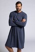 Nachthemd, uni, Langarm, bis Gr 8XL