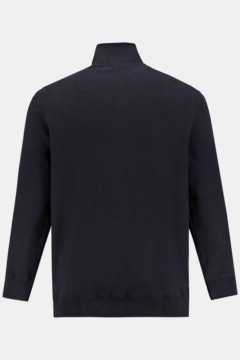 Chaqueta de chándal, cuello alto, bolsillo tipo canguro