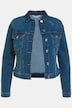 Veste en jean à manches longues. Effet délavé. Coupe Slim Fit.
