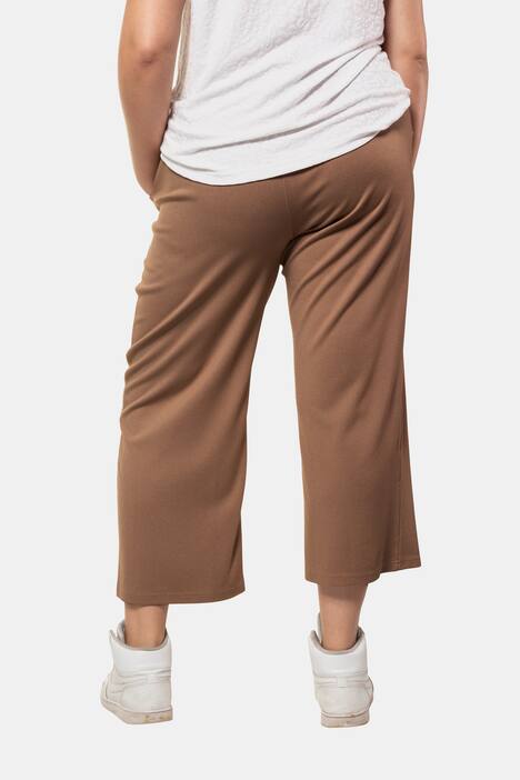 Culotte, Jersey, Elastikbund, weit und gerade