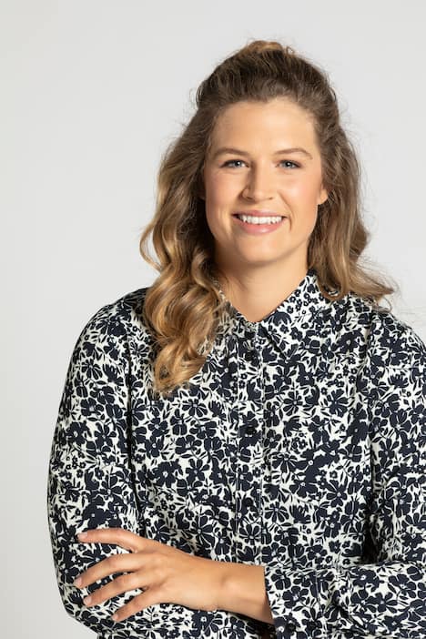 Bluse, Blütenmuster, Viskose