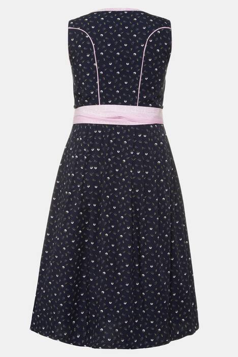 Dirndl, geblümt, Zierschnürung, passende Schürze