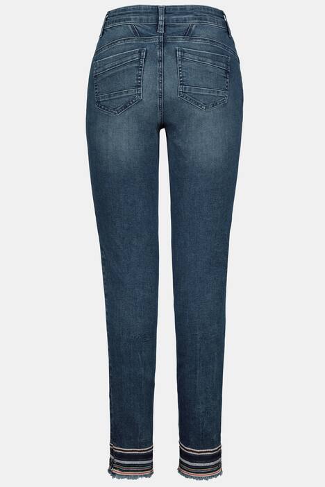 Jeans Jana Identity, Bänder am Fransensaum, 5-Pocket
