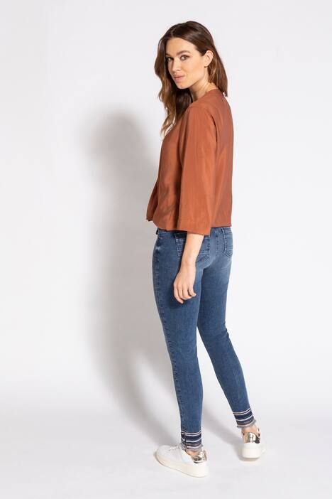 Jeans Jana Identity, Bänder am Fransensaum, 5-Pocket