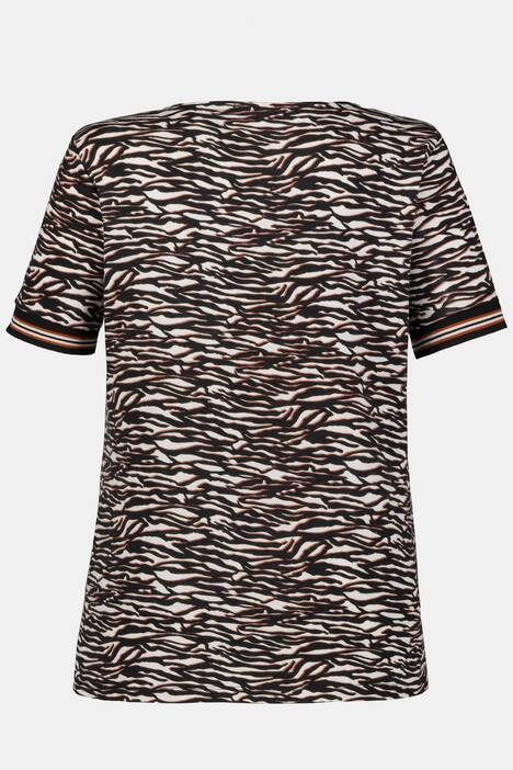 Shirt, Identity, Zebra-Muster, Halbarm