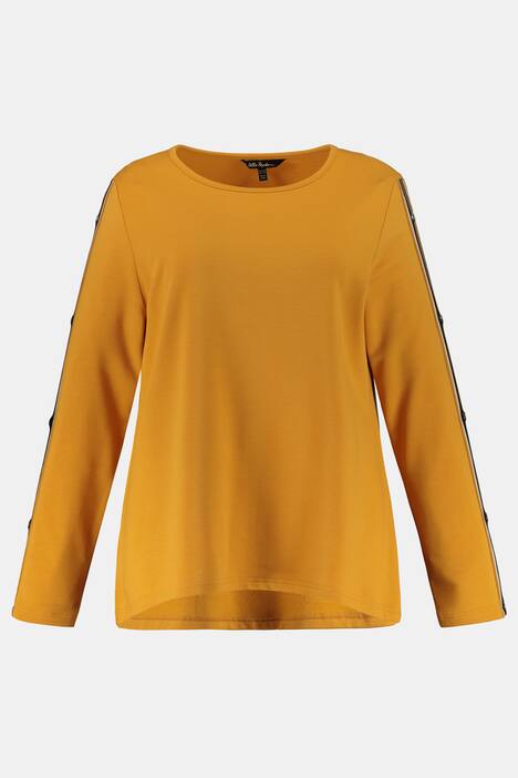 Sweatshirt, Ärmel-Zierband, Classic, Schmucknieten