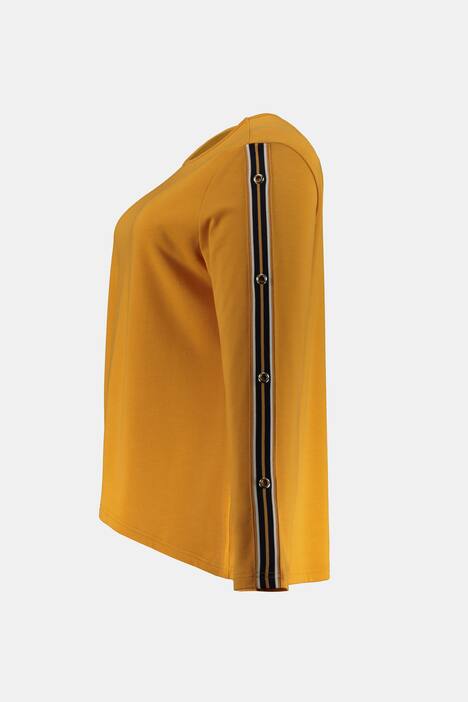 Sweatshirt, Ärmel-Zierband, Classic, Schmucknieten