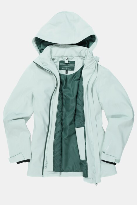 HYPRAR Funktionsjacke, Kapuze, 2-Wege-Zipper, Baukastensystem