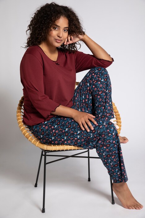 Eco Cotton Autumn Floral Pajama Set
