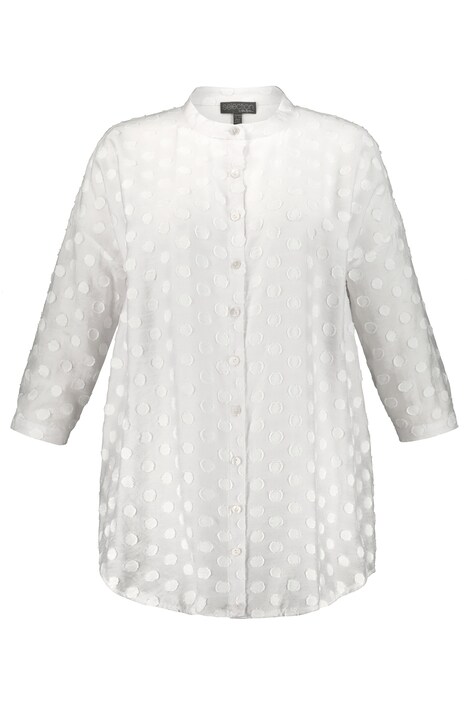 Halenka, oversize, 3/4 rukávy, puntíkový design