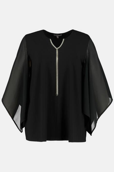 Elegant Layered Chiffon Blouse