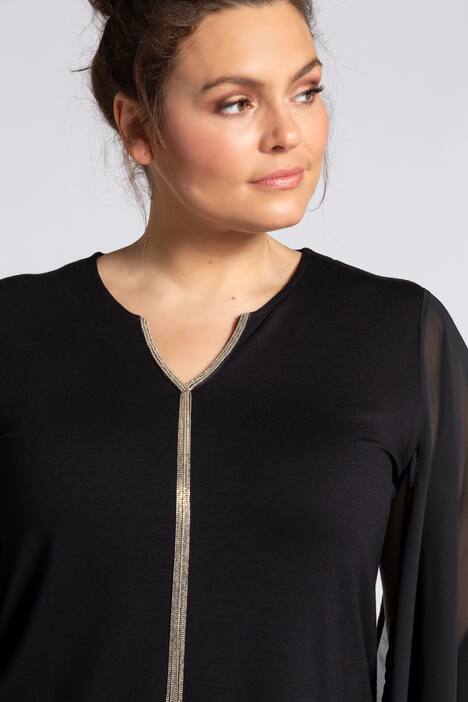 Elegant Layered Chiffon Blouse