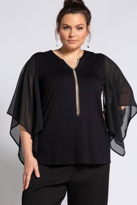 Elegant Layered Chiffon Blouse