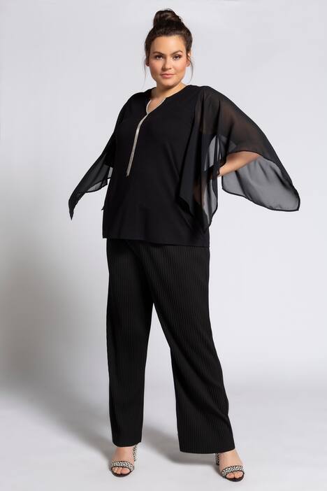 Elegant Layered Chiffon Blouse