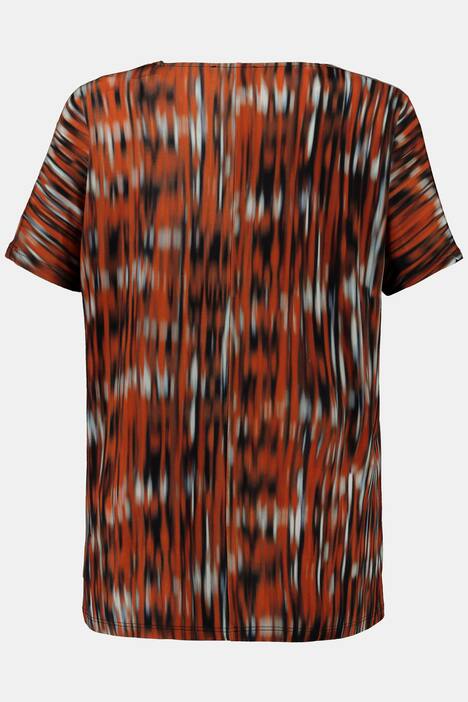 Slinkyshirt, Streifen-Design, oversized, Halbarm, selection