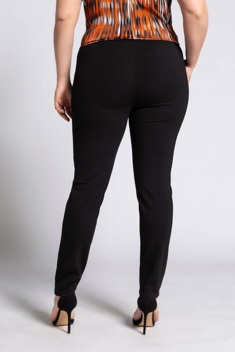 Jerseyhose Sienna, teilelastischer Bund, schmales Bein, selection