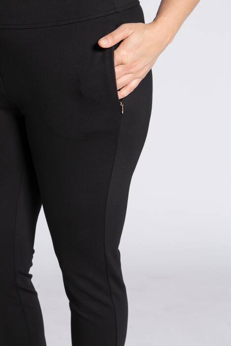 Jerseyhose Sienna, teilelastischer Bund, schmales Bein, selection