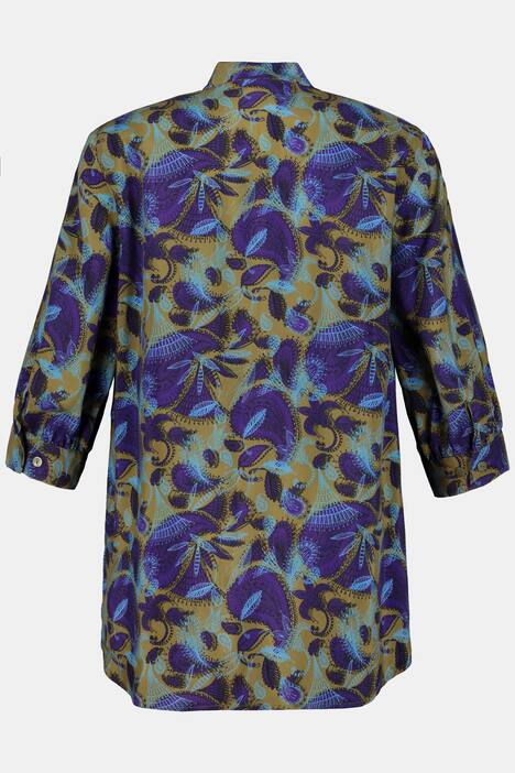 Cuprobluse, Phantasie-Design, 3/4-Ärmel, selection