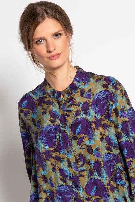 Cuprobluse, Phantasie-Design, 3/4-Ärmel, selection