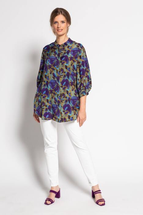 Cuprobluse, Phantasie-Design, 3/4-Ärmel, selection