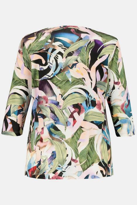 Slinkyshirt, farbiges Dschungel-Design, 3/4-Ärmel, selection