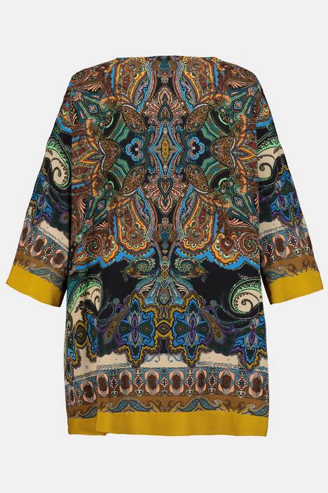Tunika, oversized, Paisleys mit Bordüren, oversized, selection