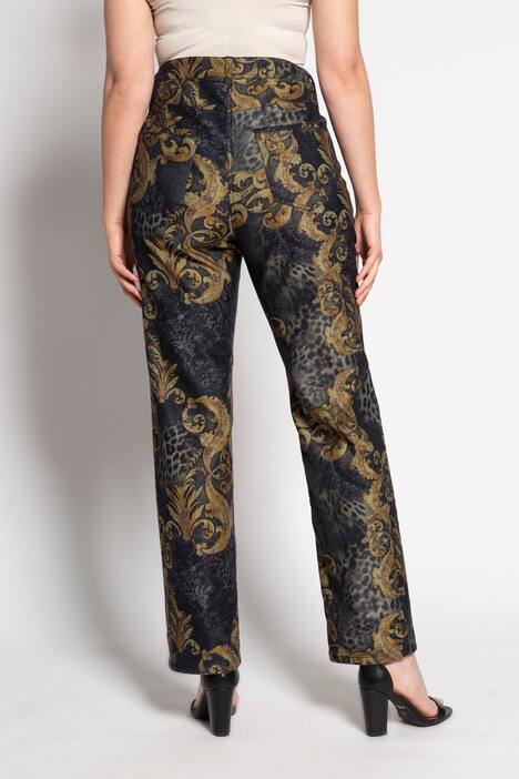 Hose Mandy, Barock-Design, gerade 5-Pocket, selection