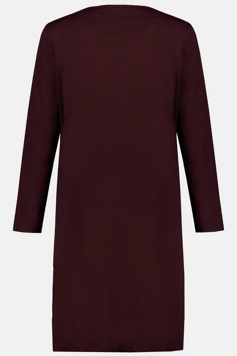 Jerseykleid, Spitzendetails, A-Linie, Biobaumwolle