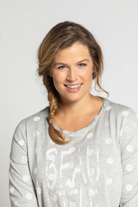 Shirt, Motiv BEAUTIFUL, Classic, Pailletten, 3/4-Arm