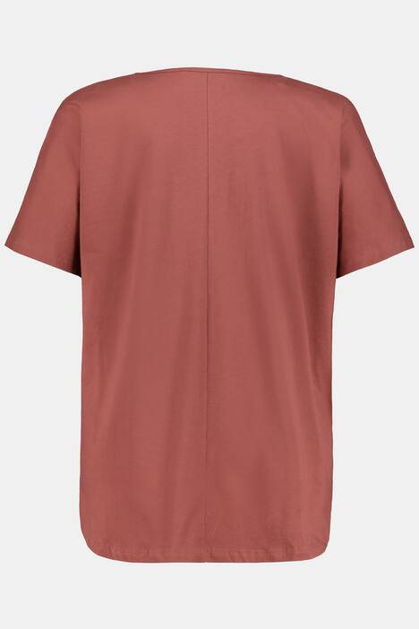 T-Shirt, Raffung, Oversized, Biobaumwolle