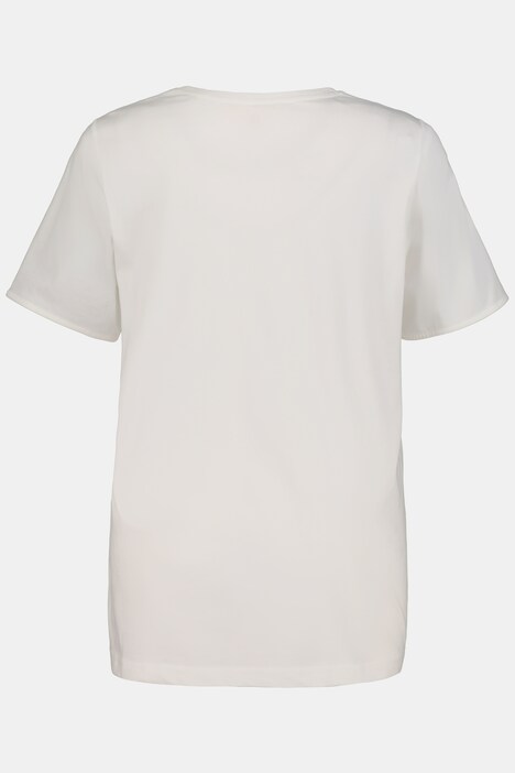 T-shirt, ligne A, manches courtes tulipe