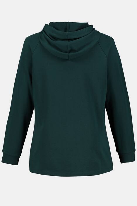 Kapuzenshirt, breite Raglannähte, Classic, Langarm