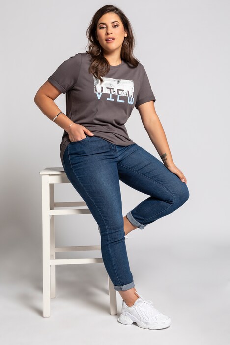 T-Shirt, Motiv VIEW, Classic, reine Baumwolle