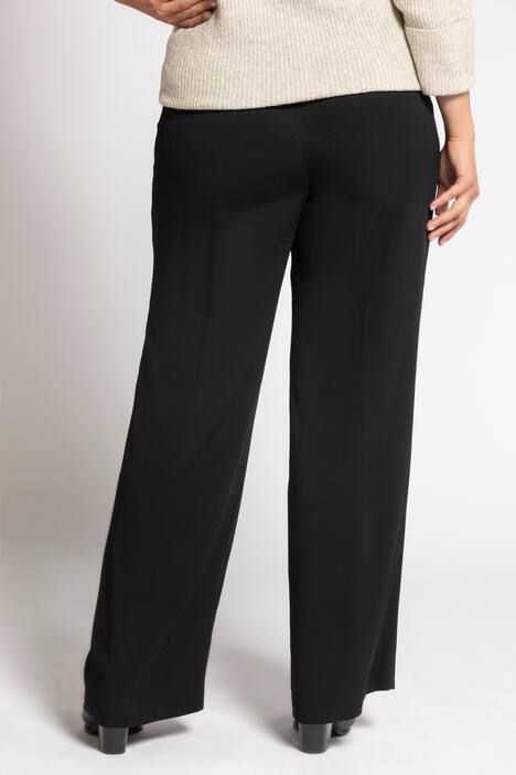 Elastic Waist Wide Leg Mary Fit Pants
