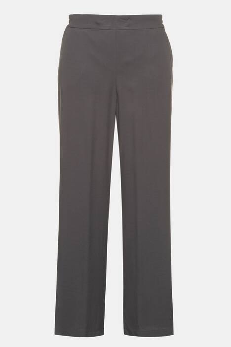 Elastic Waist Wide Leg Mary Fit Pants