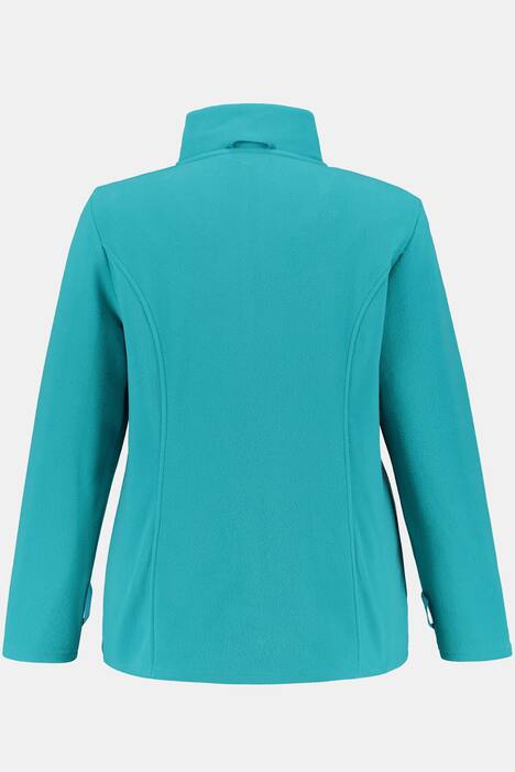 Fleecejacke, Baukasten-Modell, Stehkragen