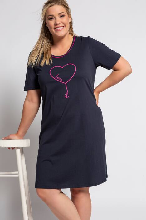 2 Pack of Eco Cotton Sleep Tees - Dots, Solid