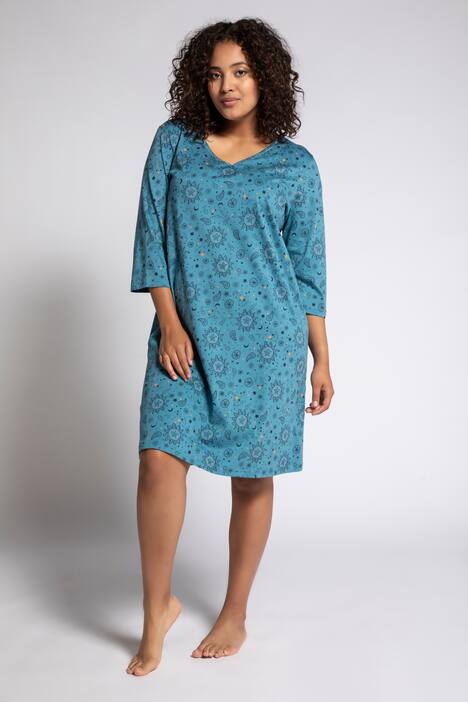 2 Pack Eco Cotton Celestial Print Sleep Tees
