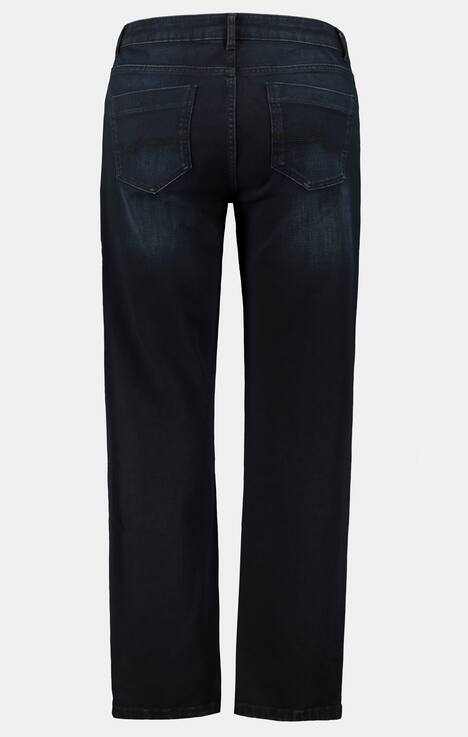 Jeans, vorgewaschen, 5-Pocket, Straight Fit