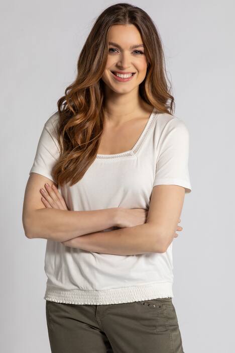 Shirt Identity, Carree Ausschnitt, Halbarm