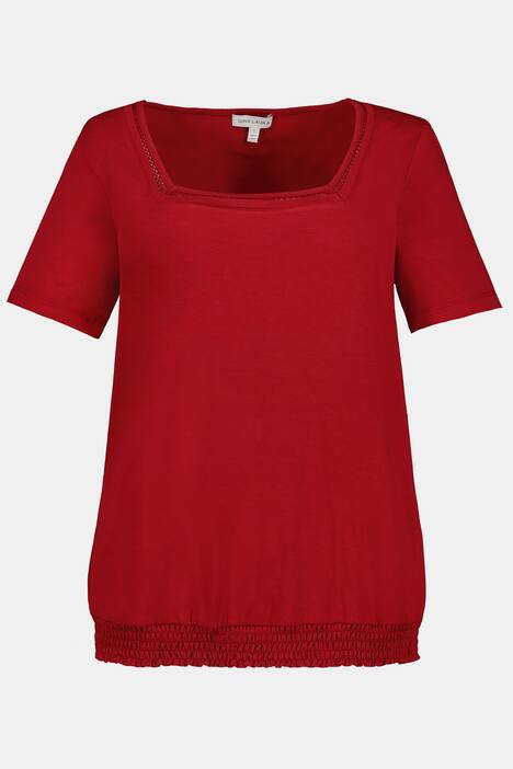 Shirt Identity, Carree Ausschnitt, Halbarm