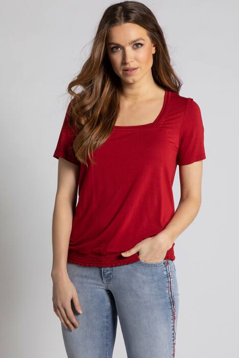 Shirt Identity, Carree Ausschnitt, Halbarm