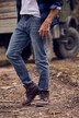 Jeans con taglio speciale per l'addome, FLEXNAMIC®, cinque tasche e taglio della gamba dritto, disponibili fino alla tg. 72