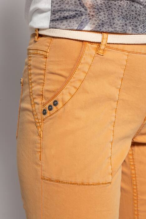 7/8-Hose Tina, Cargostyle, Fransensaum, gerades Bein