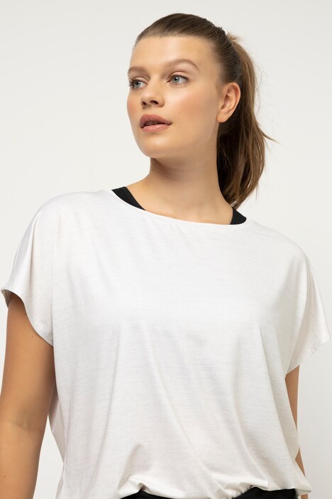 Sport Shirt, oversized, Rundhals, Halbarm