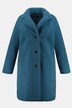 Manteau en Teddy, col à revers, doublure, poches