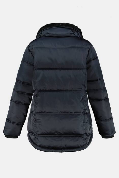 Steppjacke, wasserabweisend, Webpelz-Kragen abnehmbar
