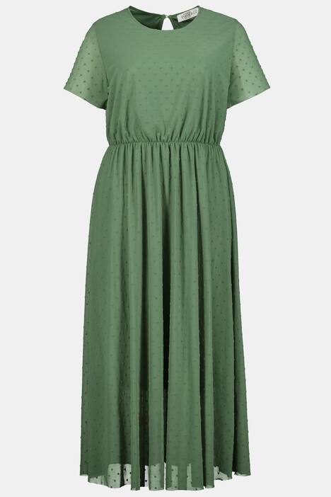 Meshkleid, gepunktet, doppellagig, blickdichtes Jersefutter
