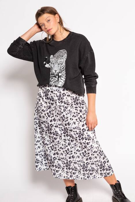 Sweatshirt, oversized, Rundhals