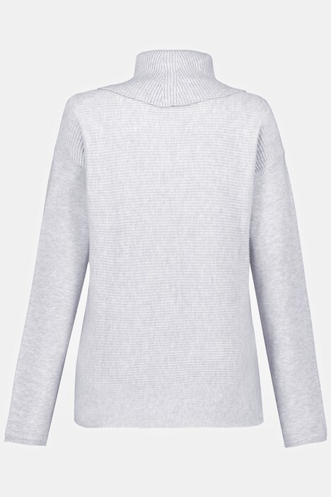Rollkragen-Pullover oversized, Langarm